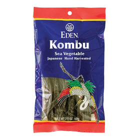 Eden Kombu wild hand harvested sea vegetable hero image showing premium seaweed for dashi preparation.