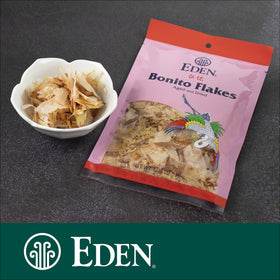 Eden Miso soup with shaved bonito for savory warmth.