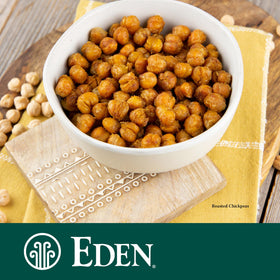 Hummus idea: Eden Garbanzo Beans create creamy vegan dip.
