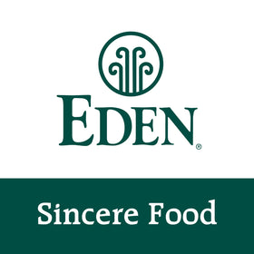 Macrobiotic kitchen scene featuring Eden Organic Gomasio as a versatile seasoning.