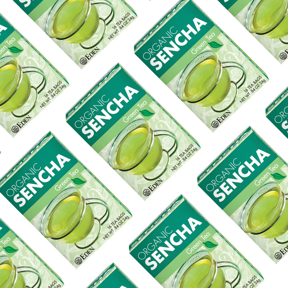 Eden Sencha cup reveals polyphenols and a bright emerald infusion.