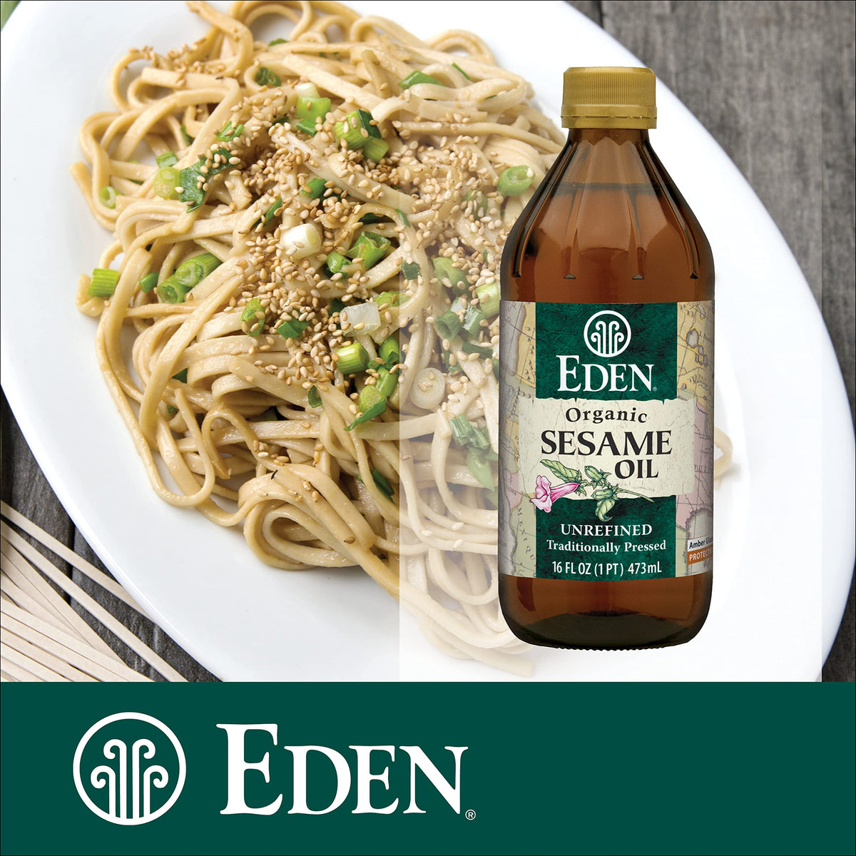 Aromas rise from Eden Oil, signaling nutty, toasted sesame notes.