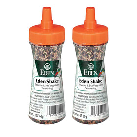 Eden Sesame and Sea Vegetable Seasoning front-jar for convenient everyday meals.