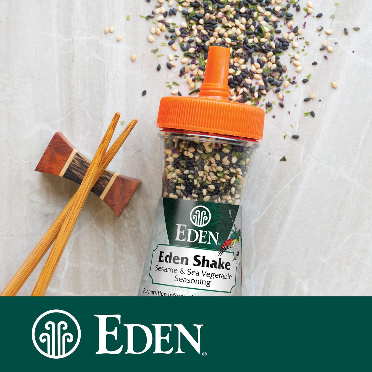 Topping salads and avocado toast with Eden Seasoning boosts texture.
