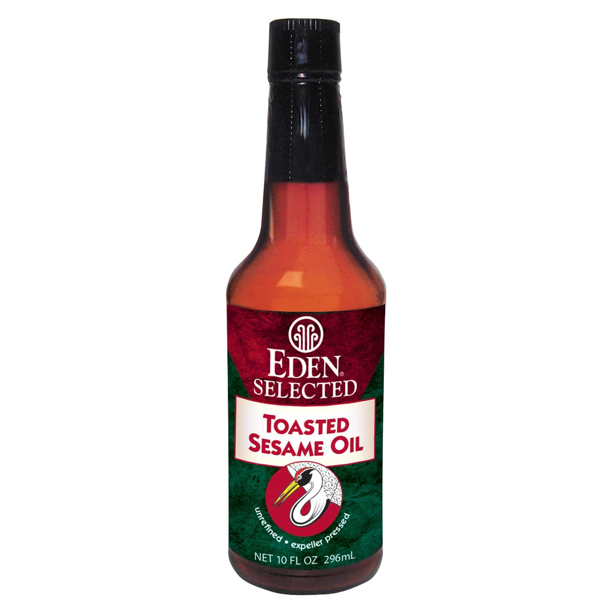 Eden toasted sesame oil bottle pour boosts flavor in stir-fries