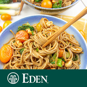 Eden toasted sesame oil vegetables seasoning enhances steamed vegetables