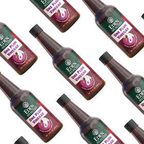 Eden Ume Plum Vinegar used as a marinade base in the kitchen