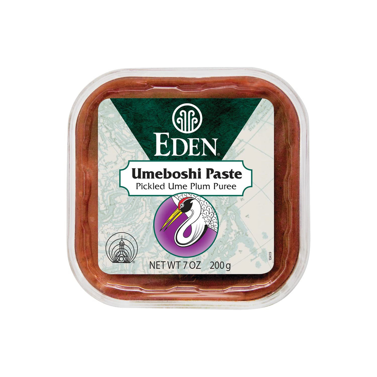 Eden Umeboshi Paste bottle front showing tangy umami notes for sushi prep and dressings