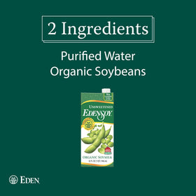 Edensoy unsweetened soymilk being added to coffee as dairy-free creamer
