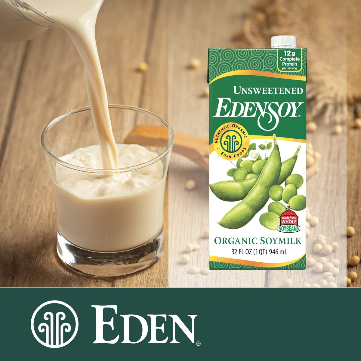 Edensoy unsweetened soymilk used for yogurt making at home