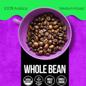 Edge Coffee mold-free Pure Health brew scene suggesting a low-acid, smooth flavor.