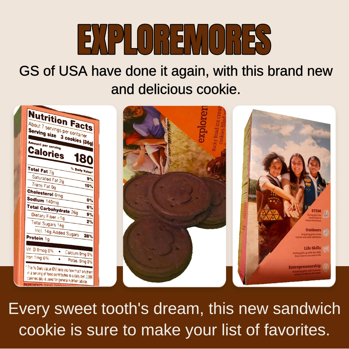 Edgell House Exploremores Cookies ready for lunchbox snacks and on-the-go moments.