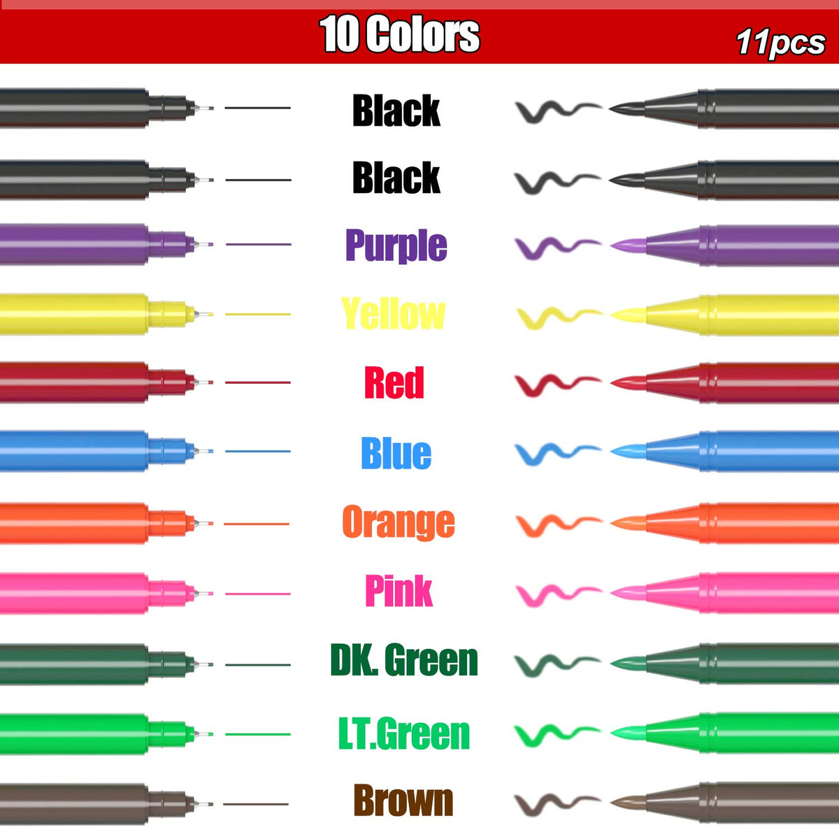 EdibleInk pens measure 7.4 inches for comfortable use