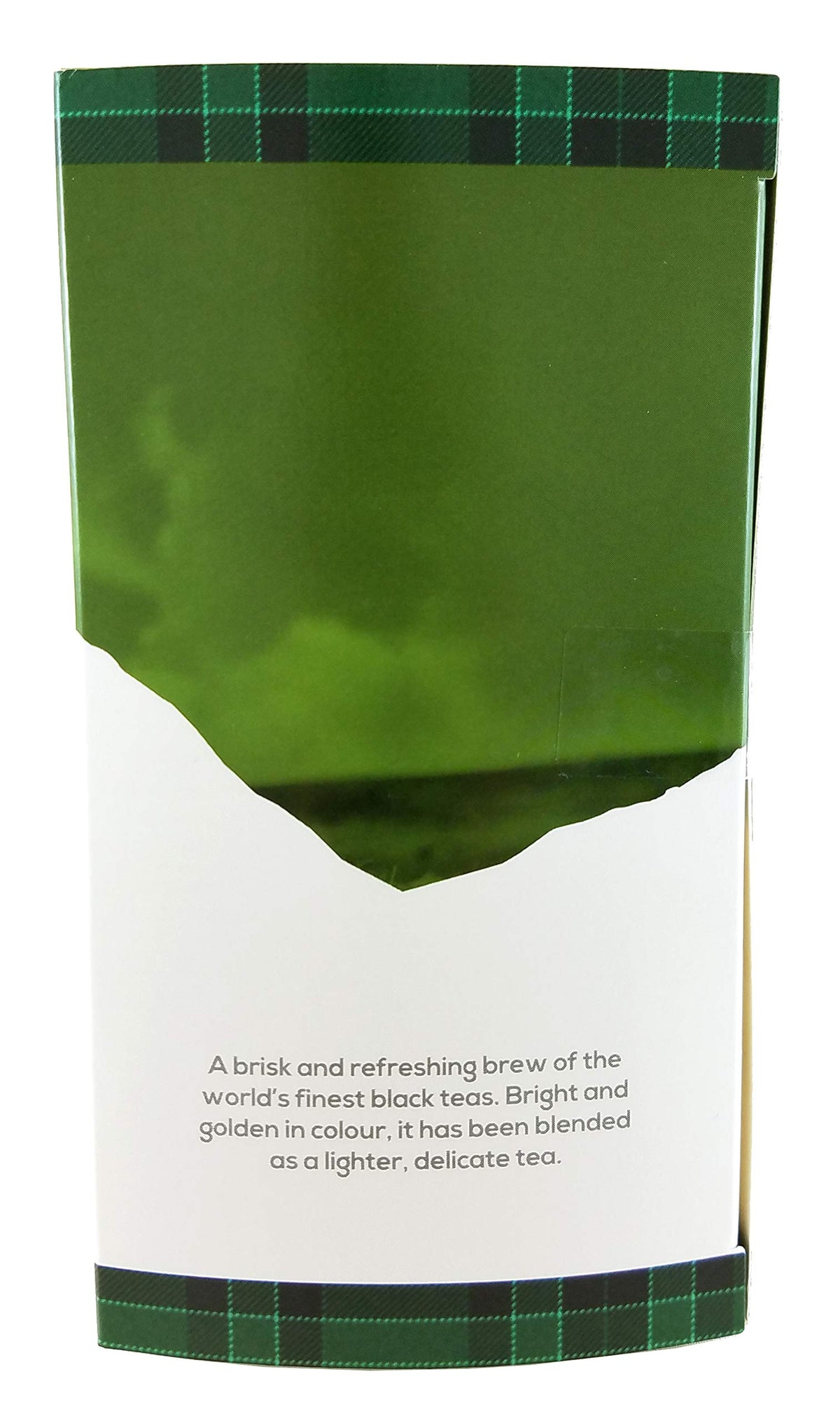 Edinburgh Highland Blend Tea teabags display the product details for easy brewing and consistent flavor.