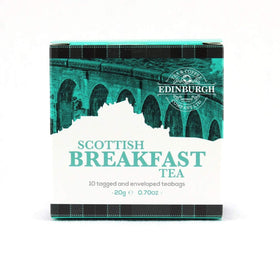 Edinburgh Lapsang Souchong tea bag with smoky aroma for cozy evenings.