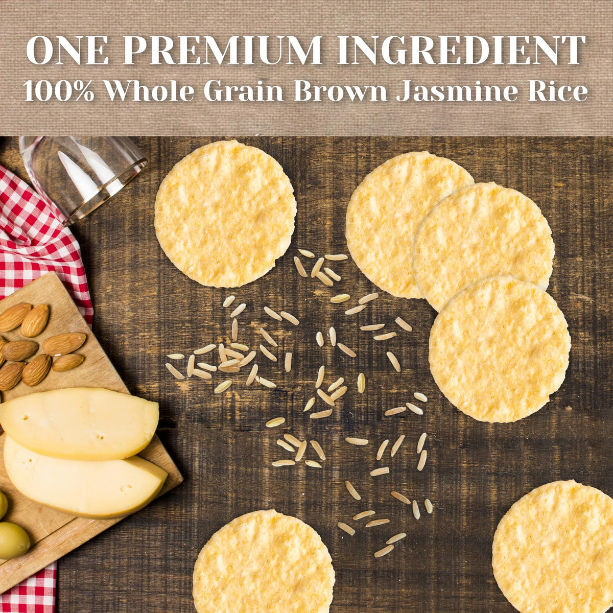 Edward & Sons Brown Rice Snaps pack of 12, convenient snacking