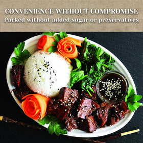 Edward & Sons ready-to-use jackfruit absorbs sauces and spices.