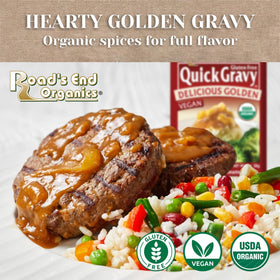 Edward & Sons Roads End Organics vegan gravy powder for quick plant-based meals