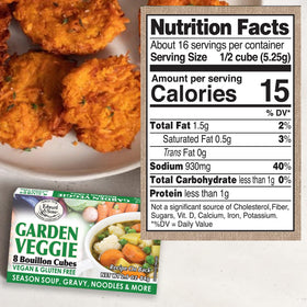 Edward & Sons gluten-free bouillon cubes with label indicating gluten-free option