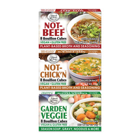 Edward & Sons vegan bouillon cubes packaging for quick, flavorful broth