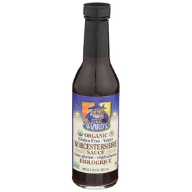 Edward and Sons Wizard's Sauce bottle front shows organic gluten-free vegan Worcestershire