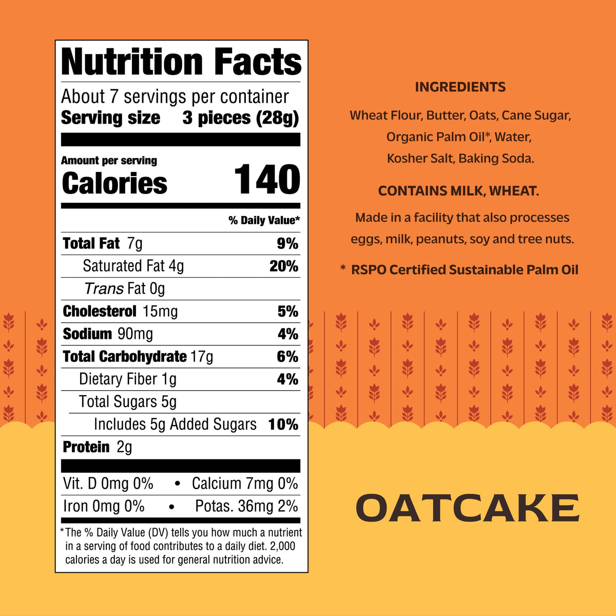 Effie's Oatcakes packaging notes glyphosate-free oats for mindful snacking.