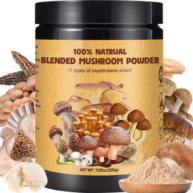 Egcina 11-variety chef's blend bottle front – boosts soups and sauces with umami richness.