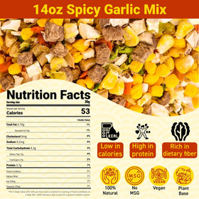 Egcina dried vegetables mix collection adds texture and color to meals
