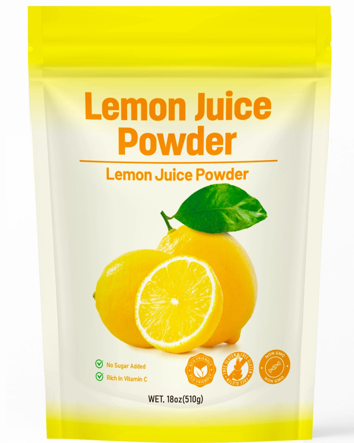 Egcina Lemon Juice Powder bottle pour for easy citrus add-ins
