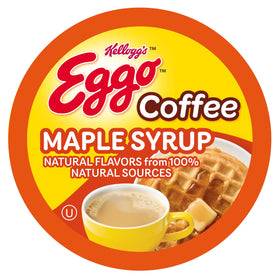 Eggo Maple Syrup Waffle pods in a resealable pack for easy mornings.