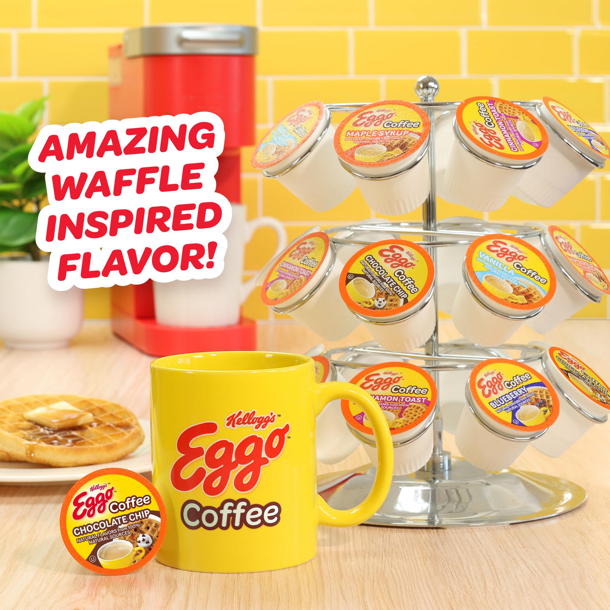 Eggo rich aroma coffee beans ready to grind and brew