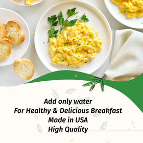 Eggylicious BPA-free USA packaging emphasizes safe storage and freshness.