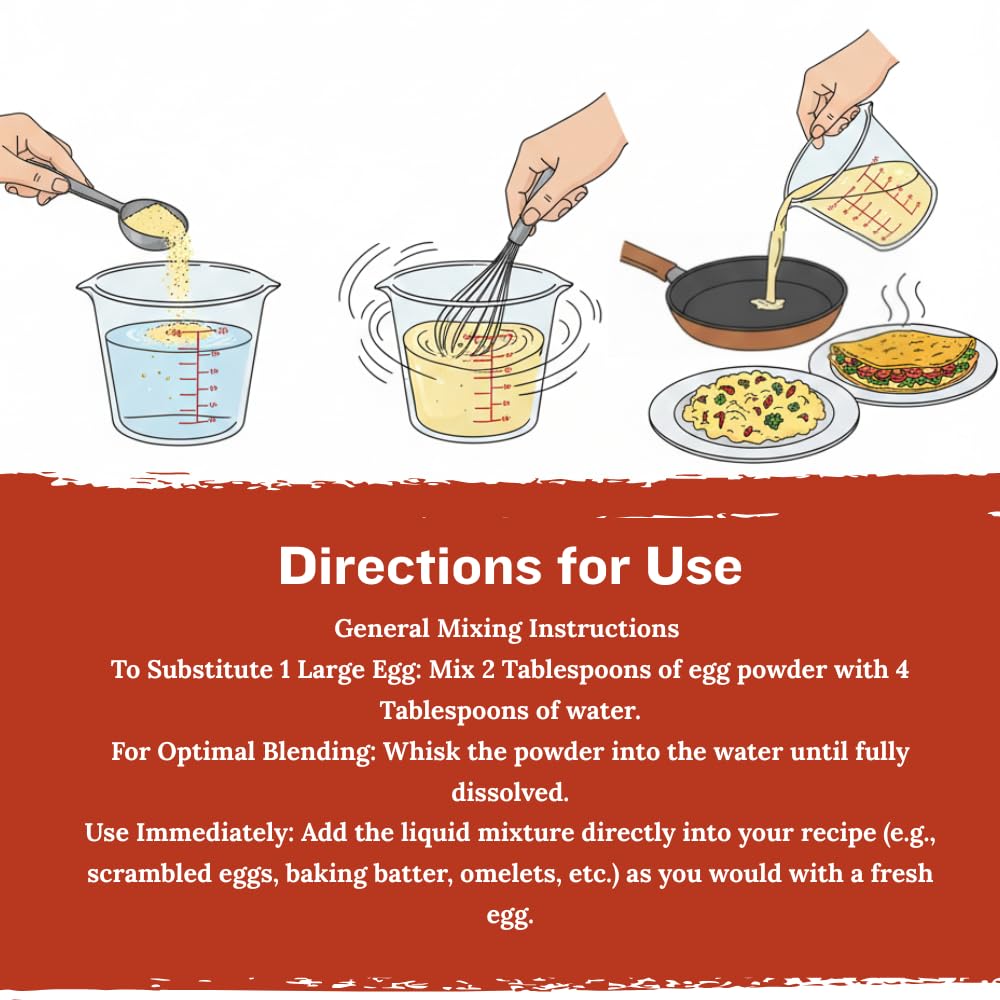 Eggylicious emergency-pantry-storage promotes long shelf life and convenient backup.