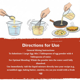 Eggylicious emergency-pantry-storage promotes long shelf life and convenient backup.