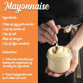 Finished custard or sauce using Eggylicious Pride of India yolk powder.