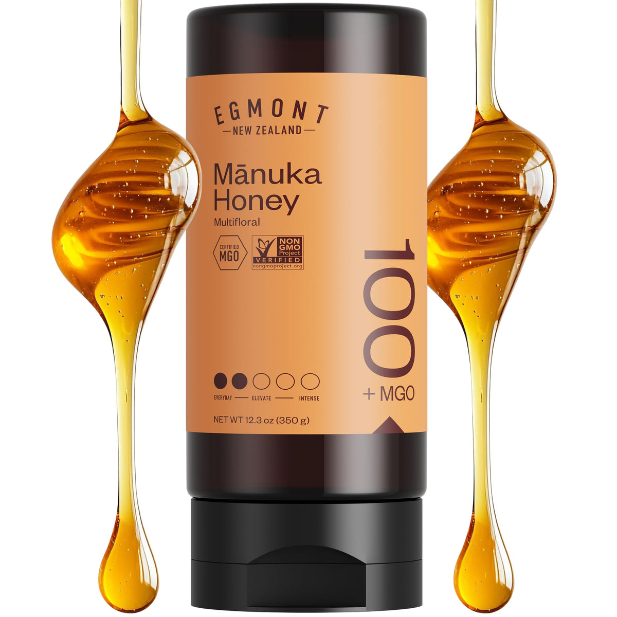 Egmont Honey Manuka bottle pour demonstrates controlled flow for mess-free daily use.