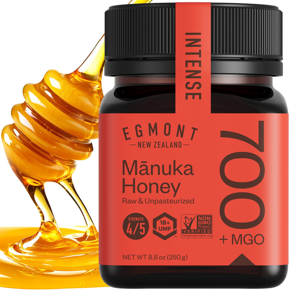 Egmont Honey Manuka bottle pour shows smooth flow for tea.