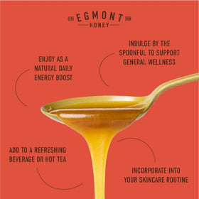 Egmont Honey Manuka tasting spoon captures earthy aroma for rituals.