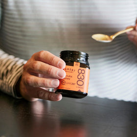 Egmont Honey New Zealand forests origin backdrop