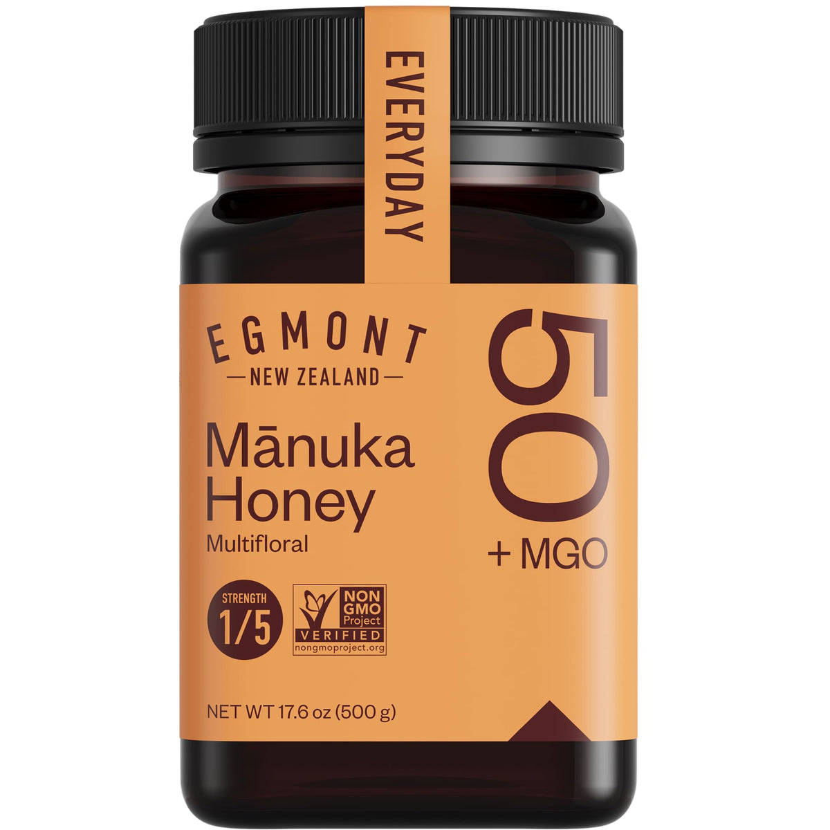 Egmont Honey Raw Manuka Honey Jar with caramel notes for drizzle on breakfast