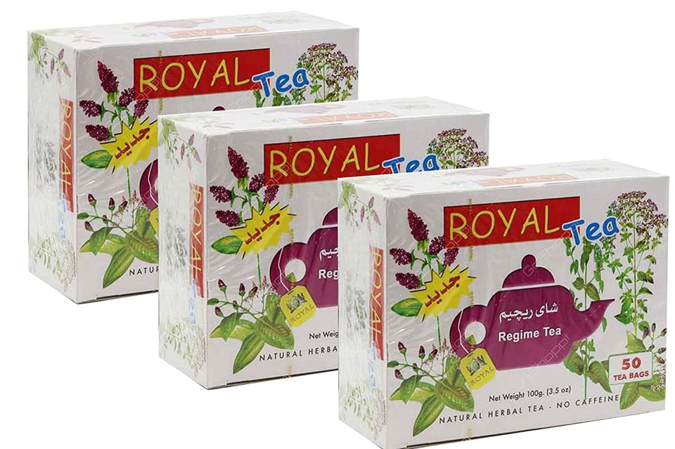 Egyptian Pharaoh Royal Regime Tea box, ideal for a premium morning ritual.