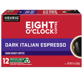 Eight O'Clock 72-count pods keep your pantry stocked.