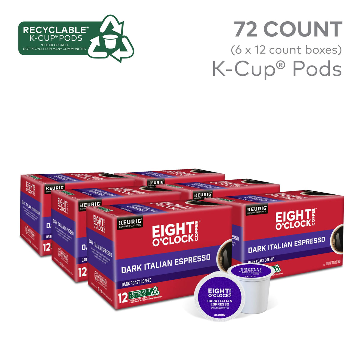 Eight O'Clock close-up coffee beans evoke rich aroma and depth.