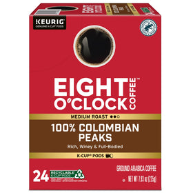 Busy morning brew with reliable flavor from Eight O'Clock.
