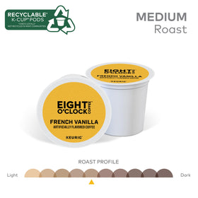 Eight O'Clock French Vanilla K-Cup pod close-up