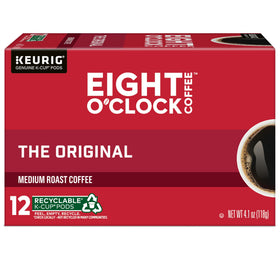 Eight O’Clock Keurig-compatible pod exterior ready for quick single-serve brew