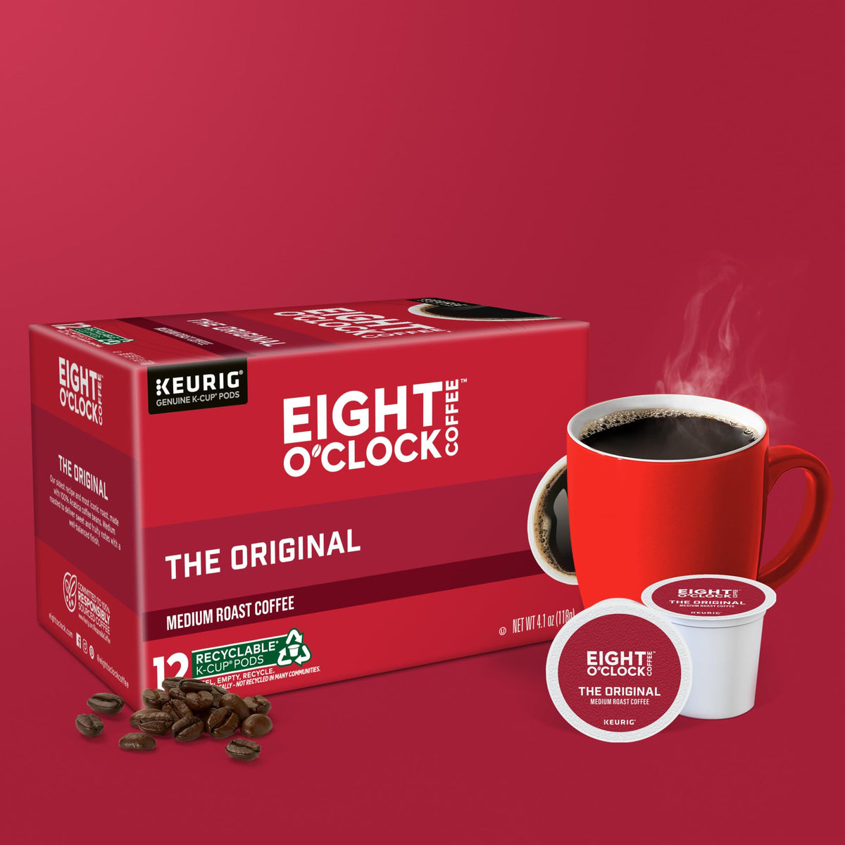 Eight O’Clock Original Medium Roast fueling a productive morning routine