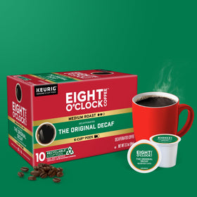Orthodox Union Kosher certification on Original Decaf packaging