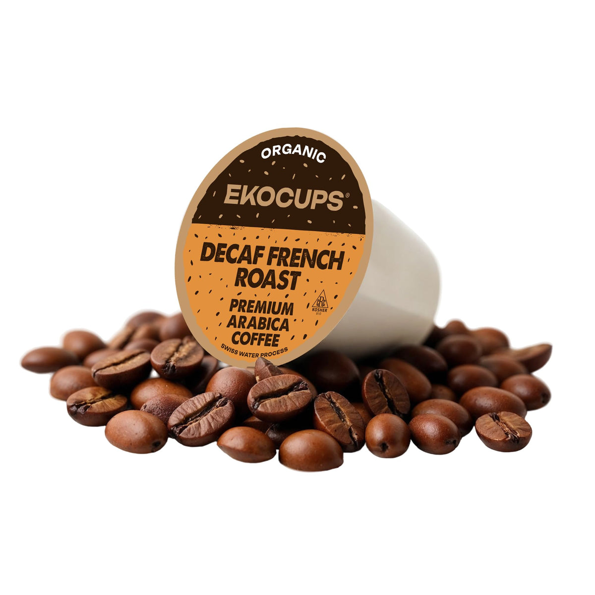 EKOCUPS balanced dark roast notes of cocoa and toasted sweetness