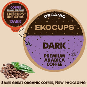 Box of EKOCUPS 40 recyclable capsules for daily use